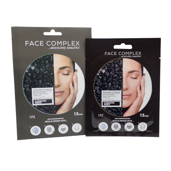 Face Complex maschera in tessuto Carbone nero