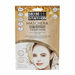Skin Station Maschera in Tessuto con Oro AntiageÂ  Idratante