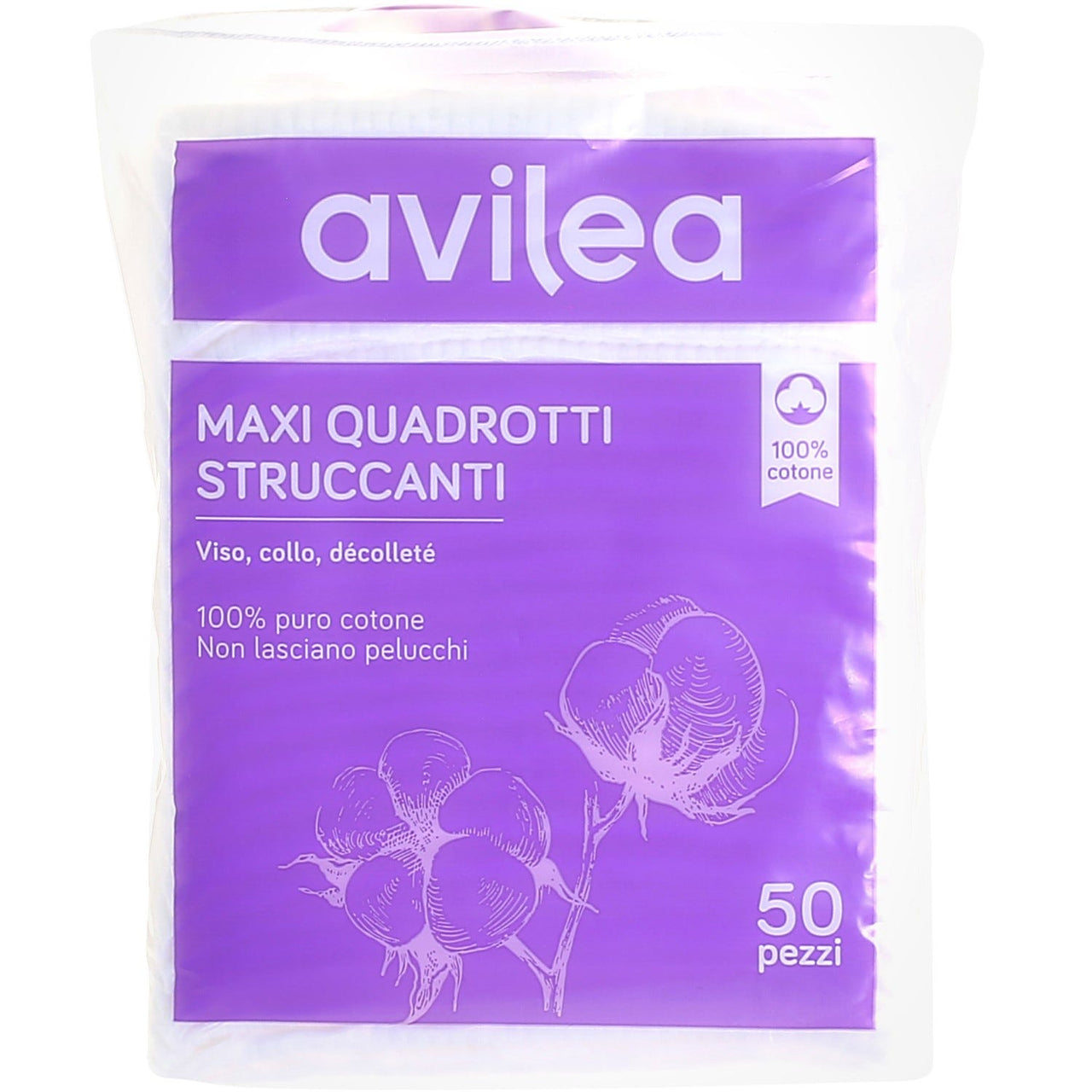 Avilea Dischetti Cotone Maxi Quadrati 50 pezzi | Tigotà