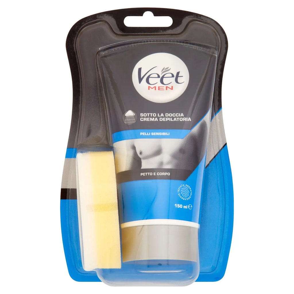 Veet Crema Depilatoria Uomo Sotto la Doccia 150ml