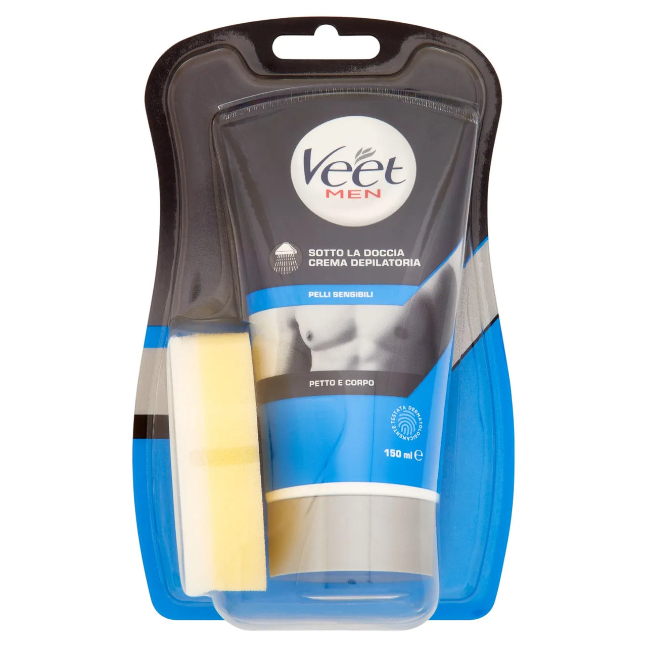 Veet Crema Depilatoria Uomo Sotto la Doccia 150ml