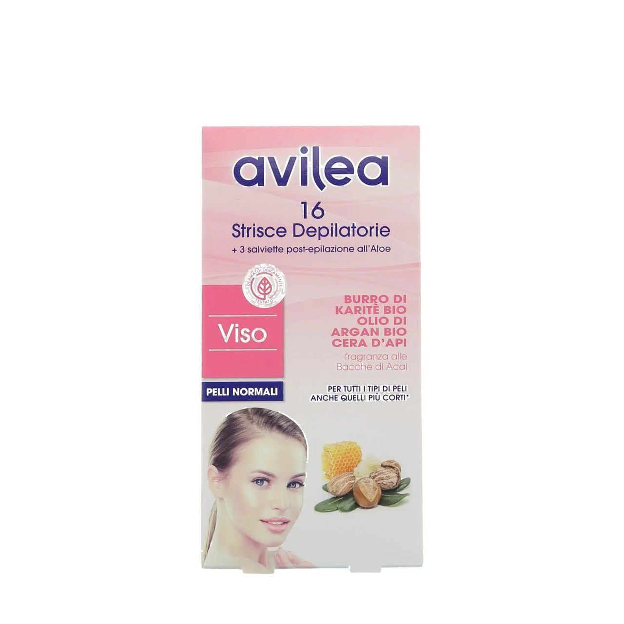 Avilea Strisce Depilatorie Viso Pelli Normali 16 strisce
