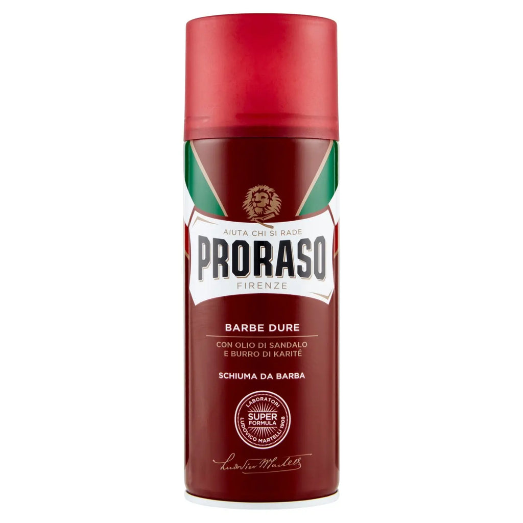 PRORASO Schiuma da Barba Barbe Dure 400ml