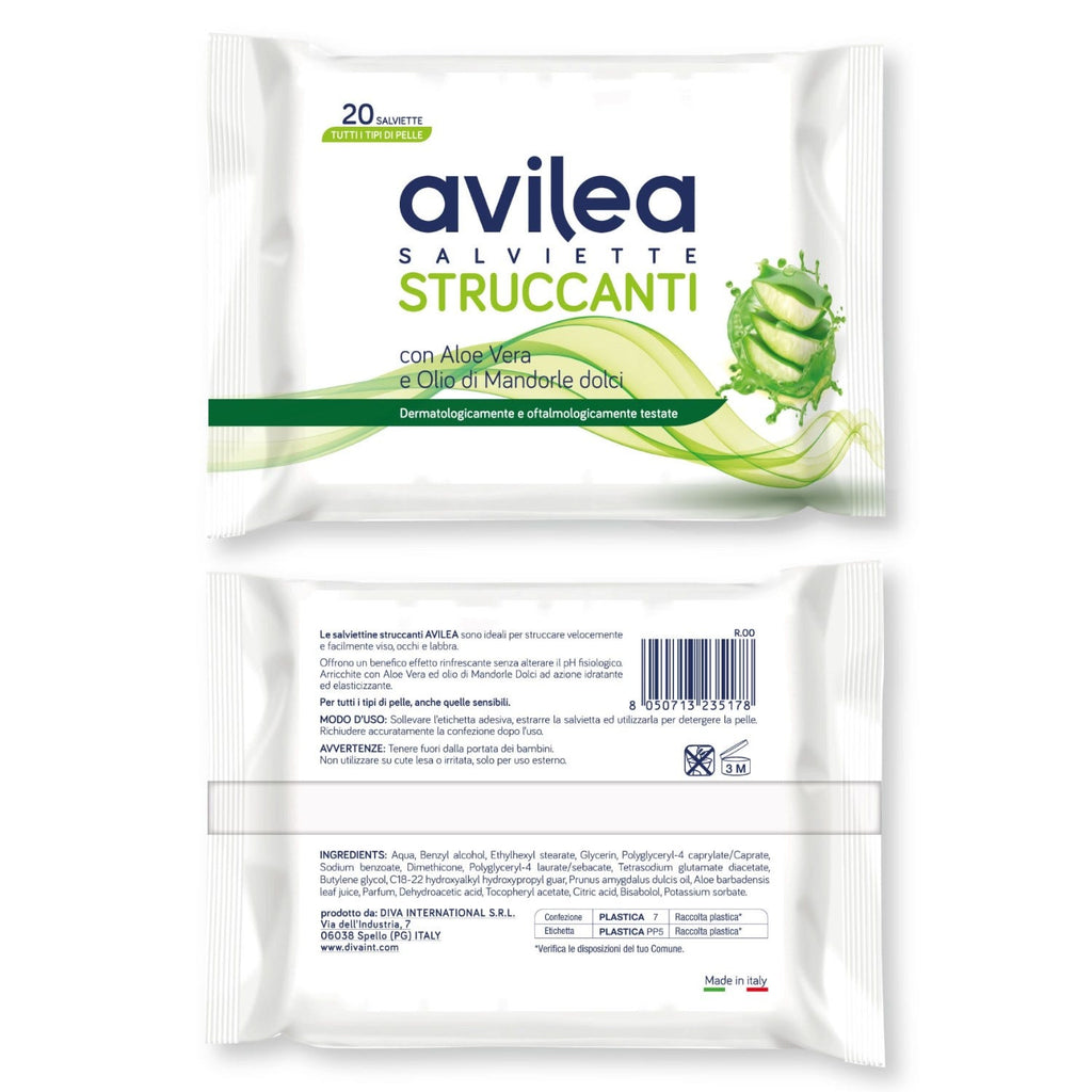 Avilea Salviette Struccanti 20pz