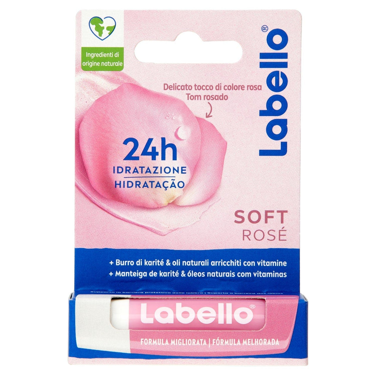 Labello Soft Rosé 4.8 G Burrocacao Labbra Colorato