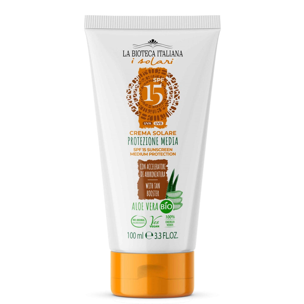 La Bioteca Italiana Crema Solare SPF 15  100ml