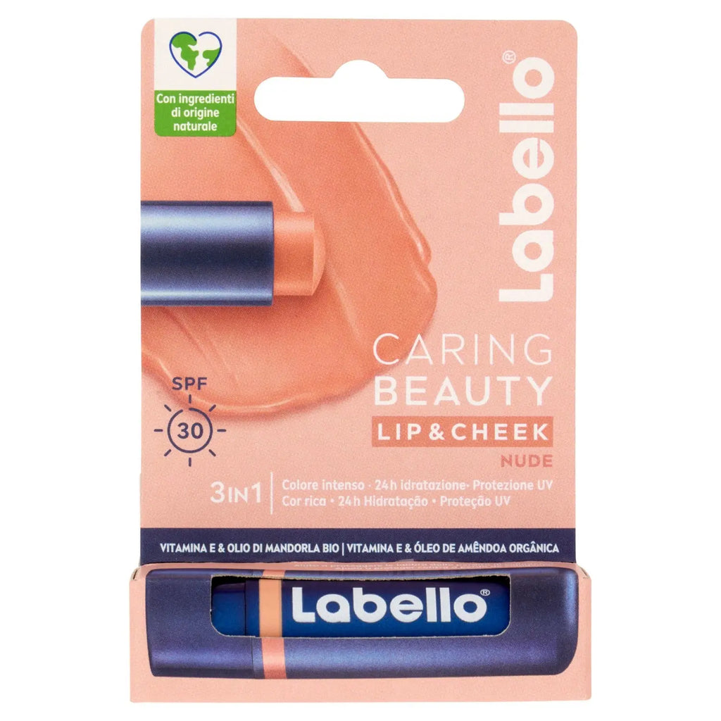 Labello Caring Beauty Lip & Cheek Nude Spf30 4.8 G