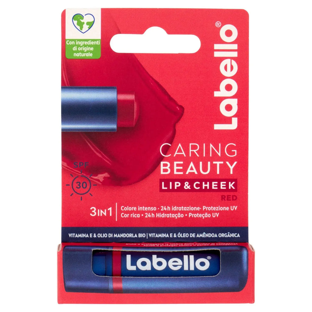 Labello Caring Beauty Lip & Cheek Red Spf30 4.8 G