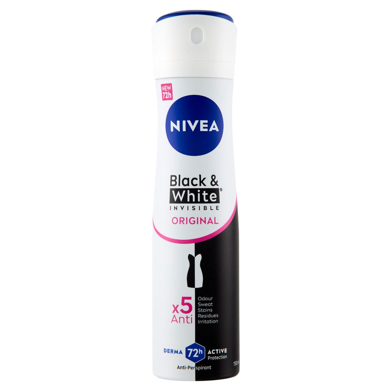 Nivea Black & White Invisible Original Spray 150ml