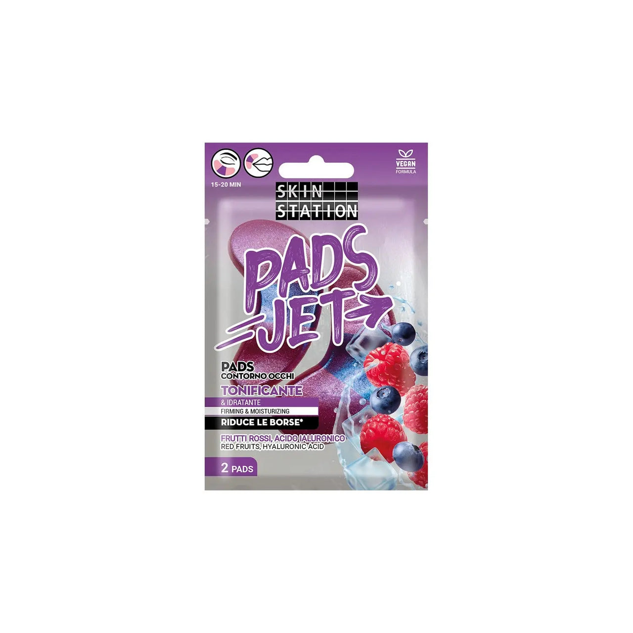 Skin Station Pads Occhi Tonificante Pz2