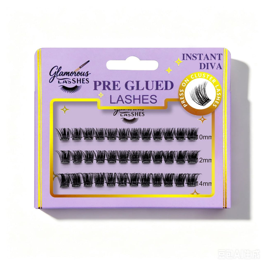 Glamorous Lashes Ciuffetti Ciglia Autoadesivi – Instant Diva Pre Glued Lashes