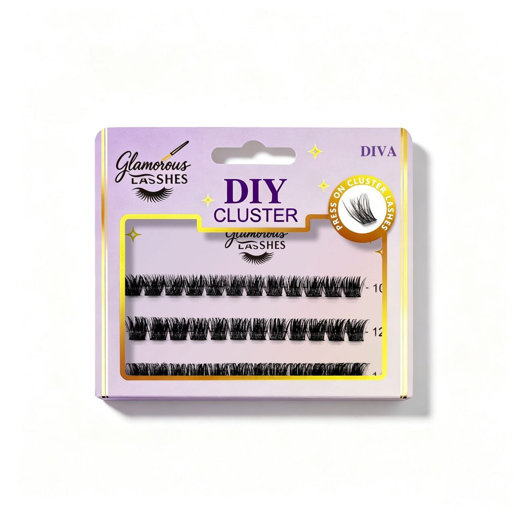 Glamorous DIY Cluster Lashes – Diva | Ciuffetti Ciglia Effetto Glamour