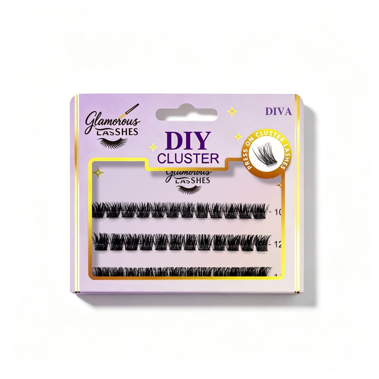 Glamorous DIY Cluster Lashes – Diva | Ciuffetti Ciglia Effetto Glamour