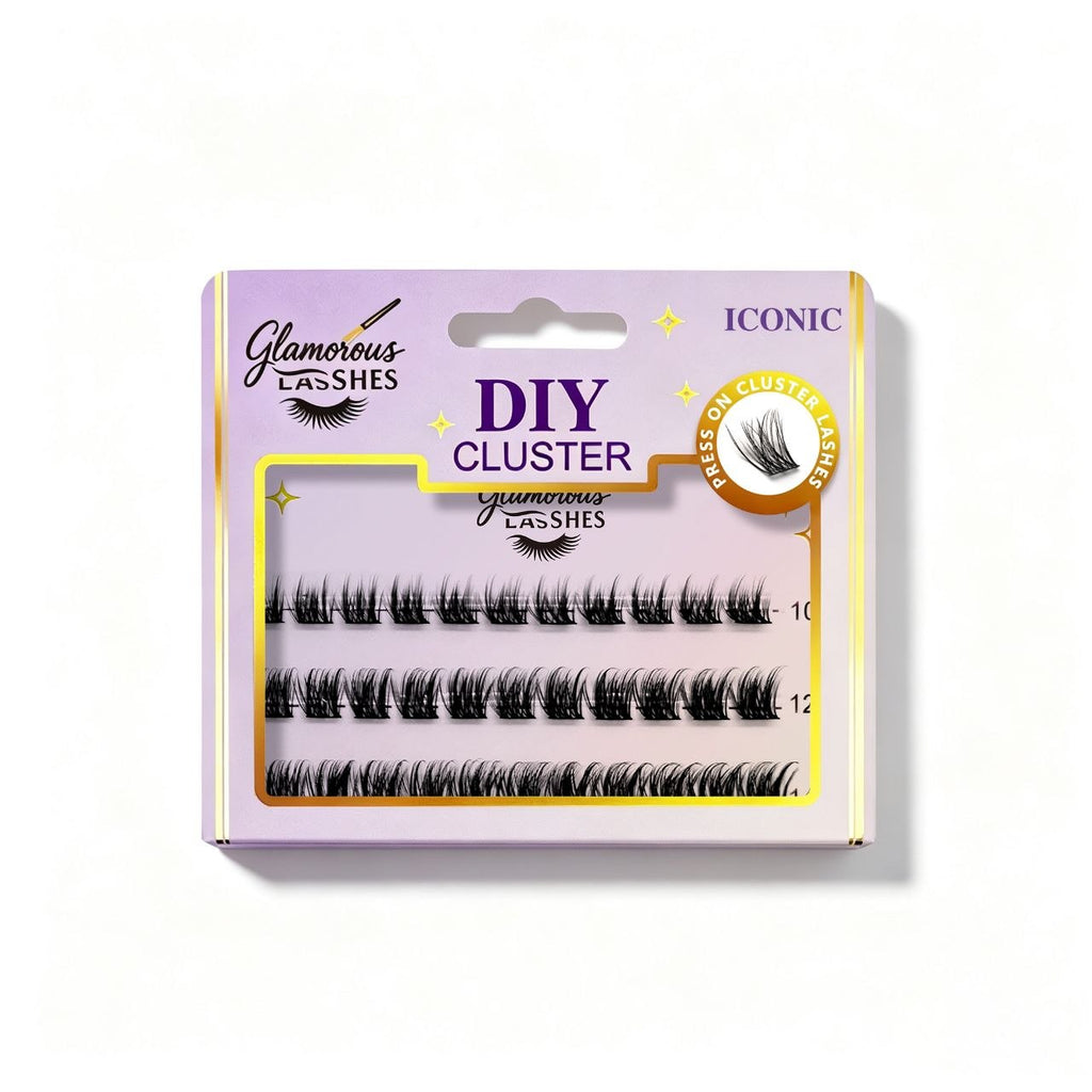 Glamorous DIY Cluster Lashes – Iconic | Ciuffetti Ciglia Effetto Cat Eye