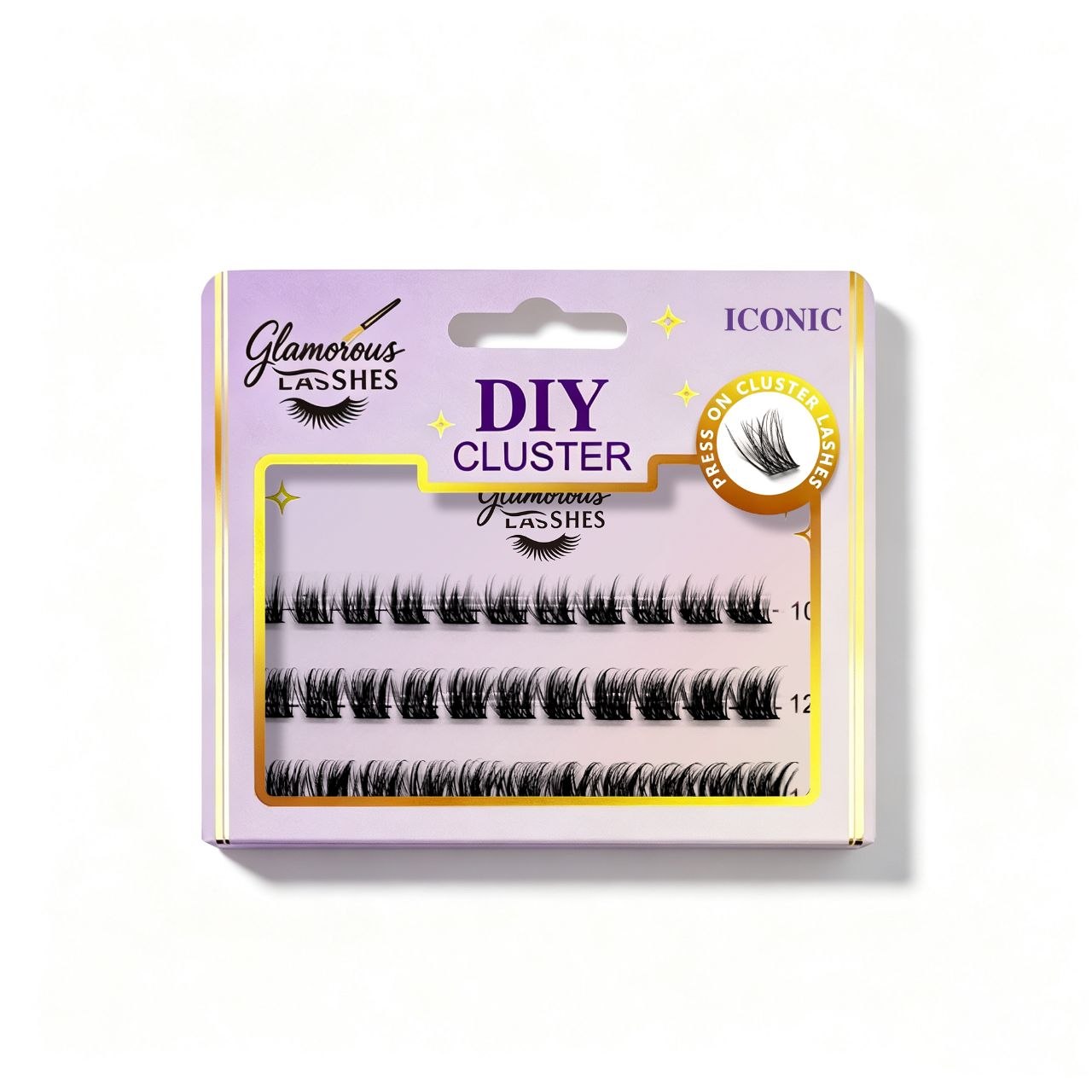 Glamorous DIY Cluster Lashes – Iconic | Ciuffetti Ciglia Effetto Cat Eye