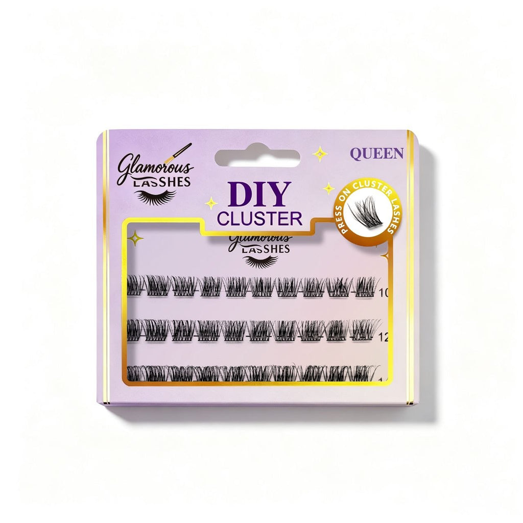 Glamorous Lashes DIY Cluster Lashes – Queen | Ciuffetti Ciglia Effetto Volume Elegante