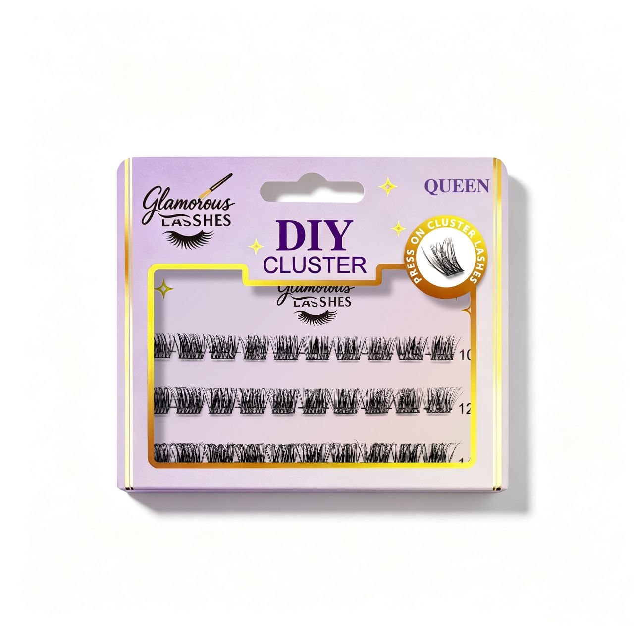 Glamorous Lashes DIY Cluster Lashes – Queen | Ciuffetti Ciglia Effetto Volume Elegante