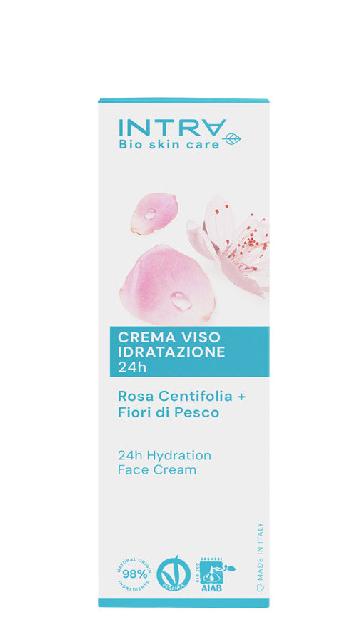 INTRA Crema viso Idratazione 24h Biologica 50ml