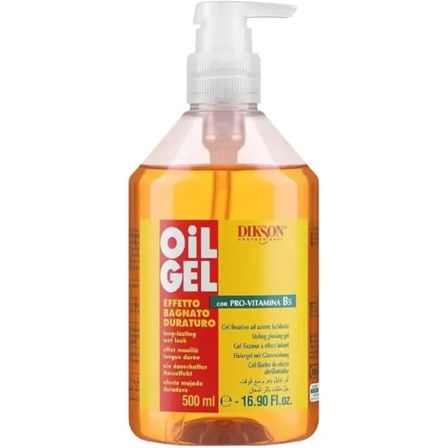 Dikson Gel Oil capelli effetto bagnato lucidante 500ml