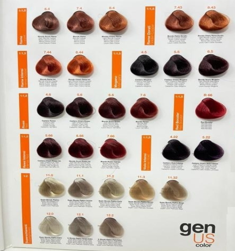Genus Tinta Capelli 100ml  1:1,5