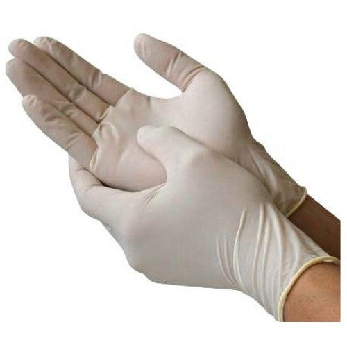 Rays Guanti in lattice con polvere 100pz varie misure