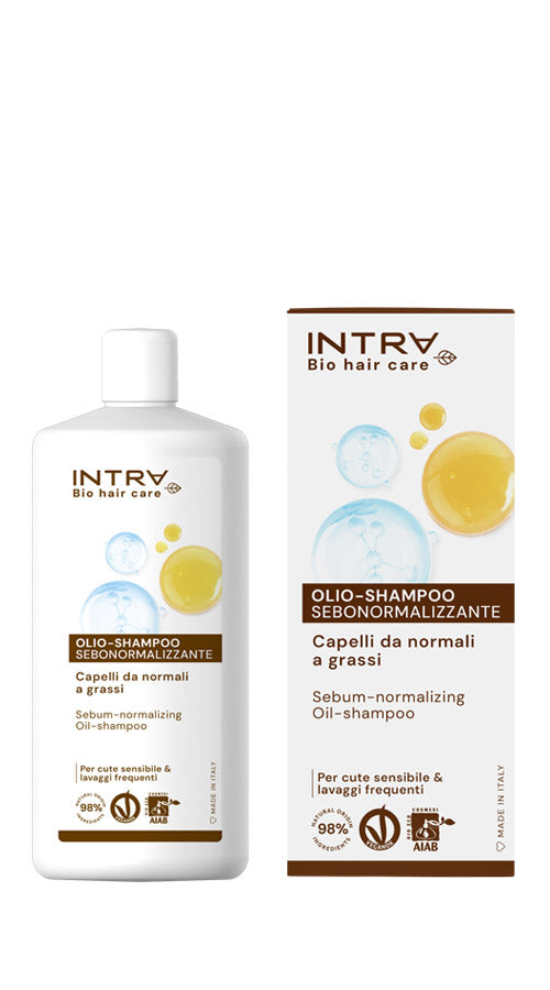 INTRA Olio Shampoo Biologico Sebonormalizzante 200ml