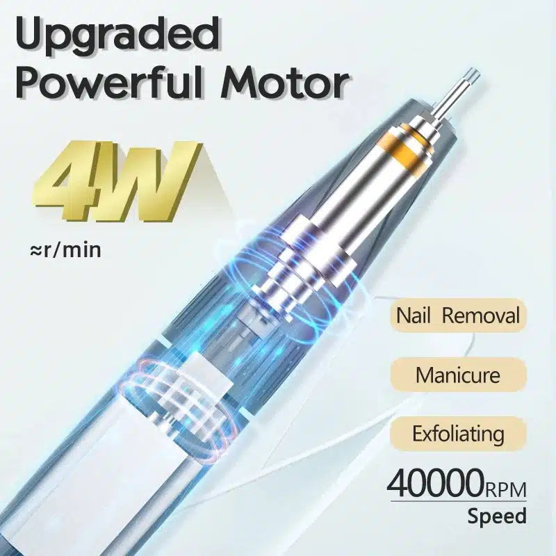 Fresa Professionale per Unghie 40000 RPM