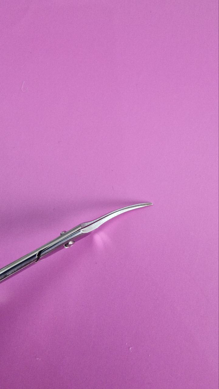 Forbicina Pellicine Curva Sottile - Acciaio inox Nevida KE01-104