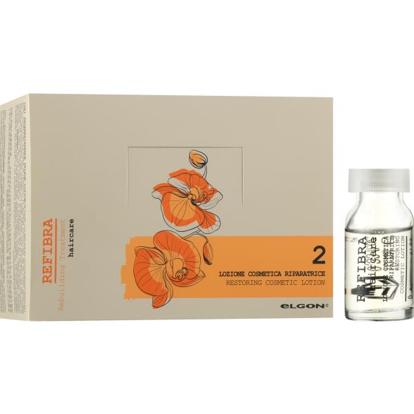 Elgon Lozione cosmetica riparatrice capelli  fiala 10ml refibra