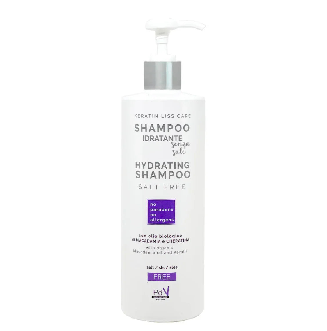 Keratin Liss Care Shampoo Idratante senza Sale 500 ml