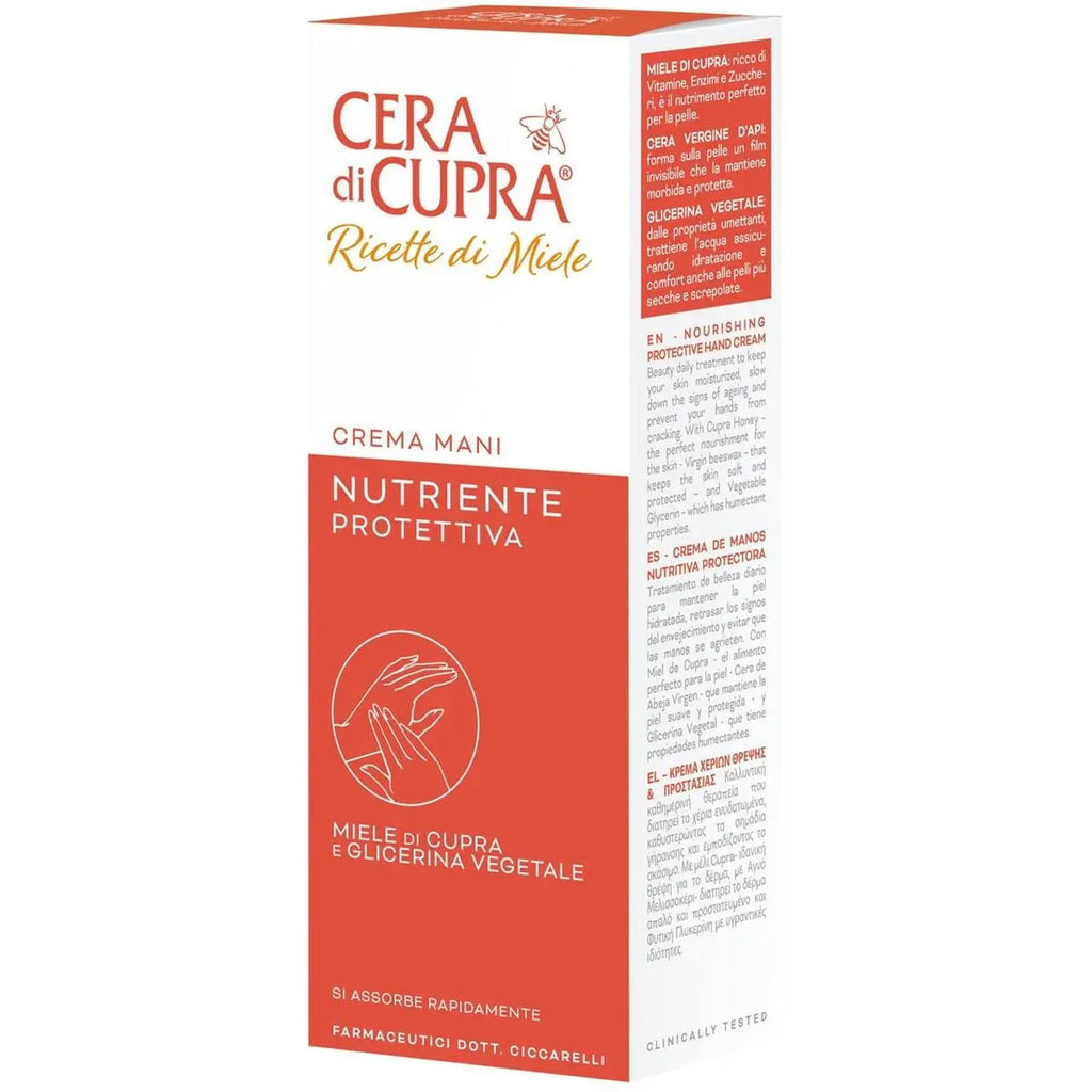 Cera di Cupra Ricetta di Bellezza Mani Nutriente e Protettiva 75 ml