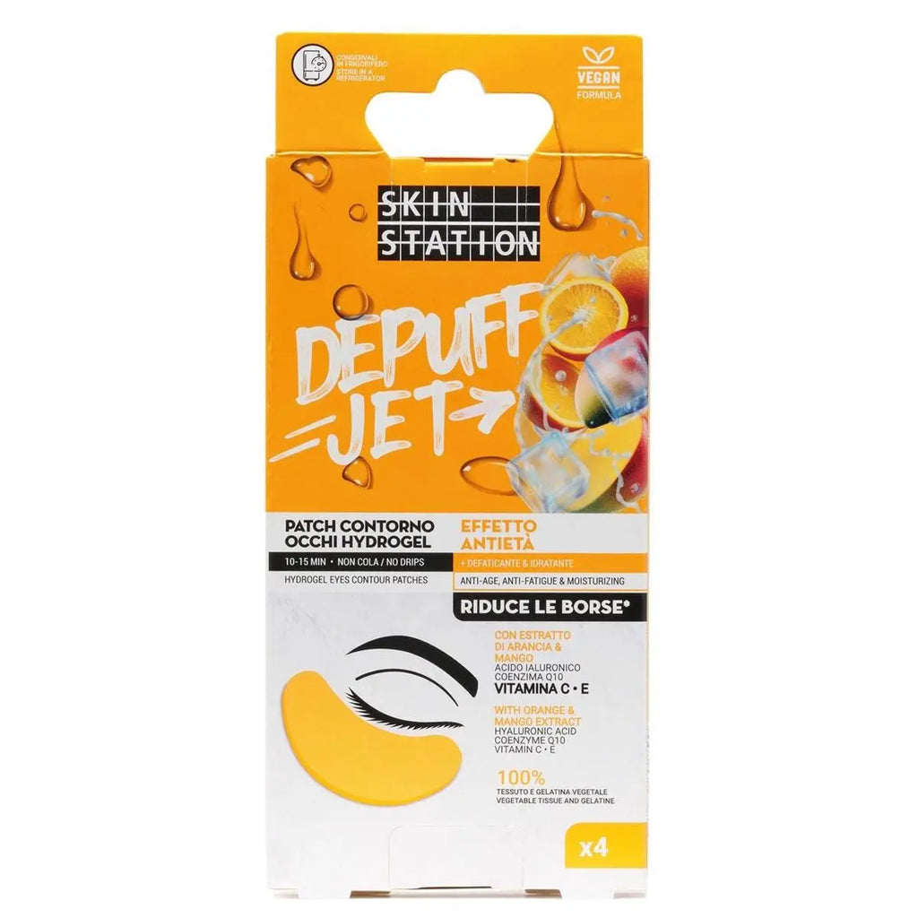 Skin Station Patch Contorno Occhi Hydrogel Defaticante AntietÃ  4pz