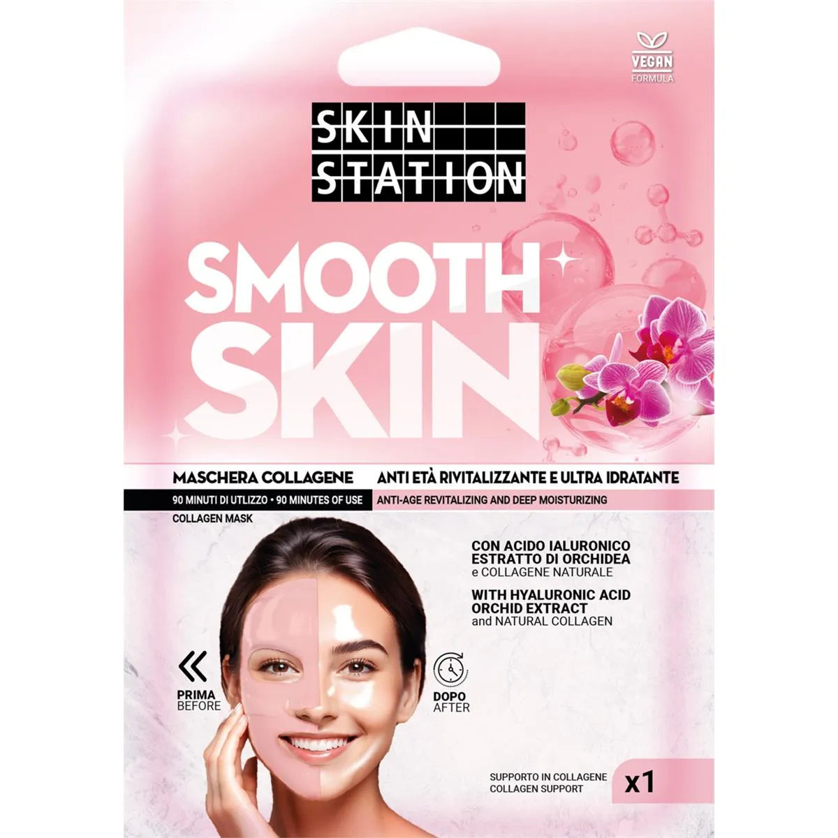 Skin Station Maschera Collagene Smooth Skin