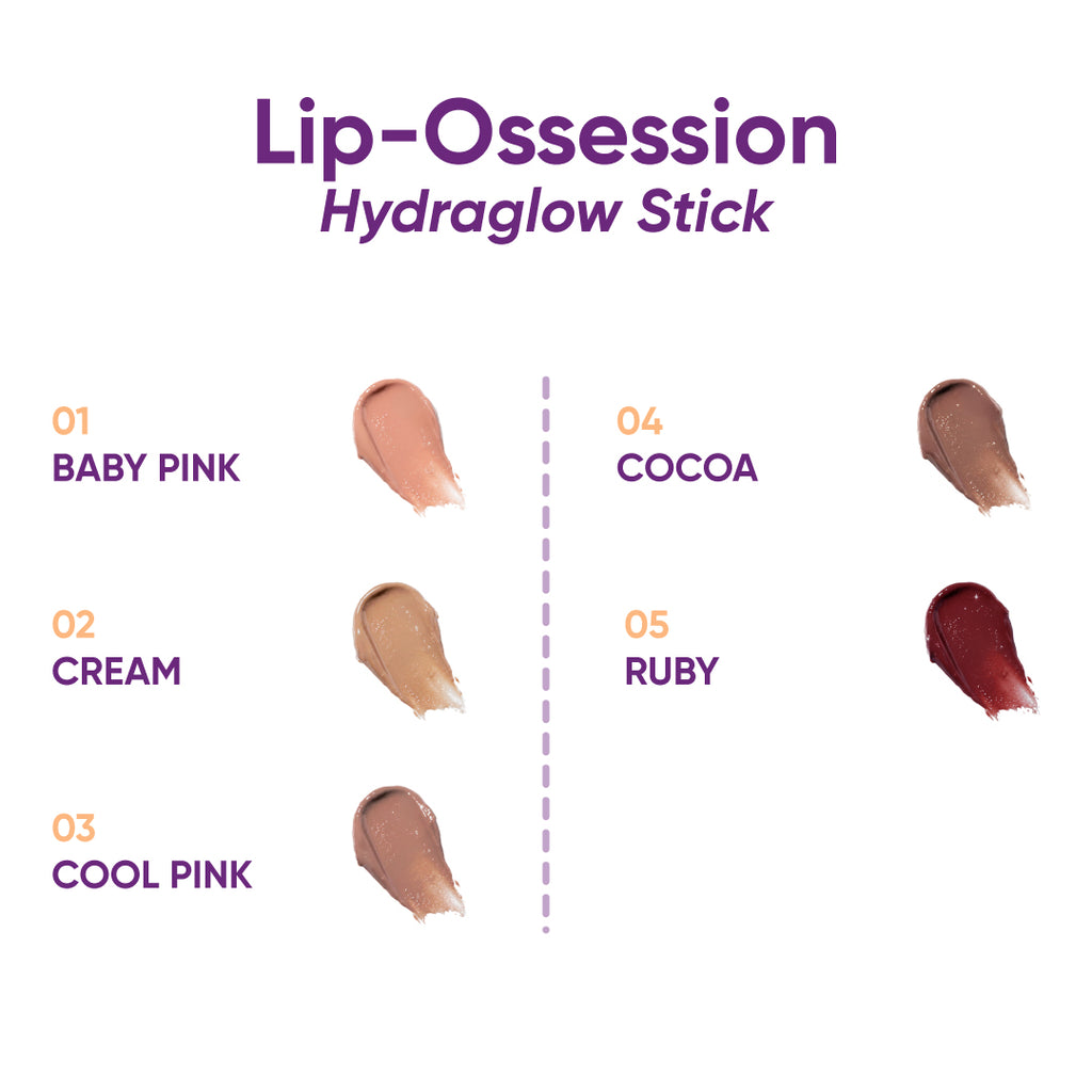 Nejha Lip-Ossession Hydraglow Stick – Ultra-shiny Gloss in Stick