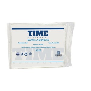 Time mantellina monouso conf. 30 pezzi