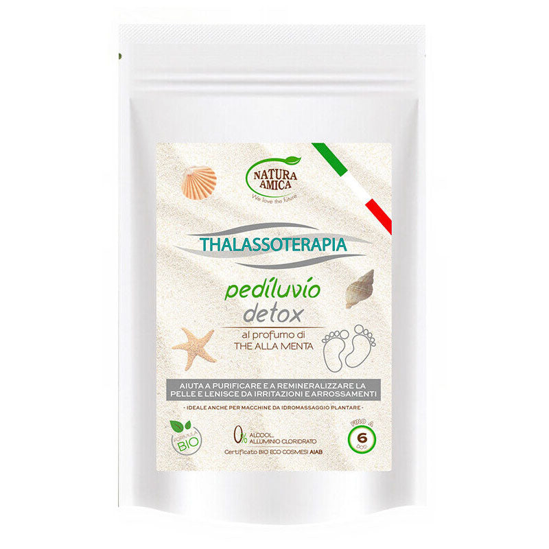 Natura Amica pediluvio deodorante con allume di rocca e amido di mais 120 grammi