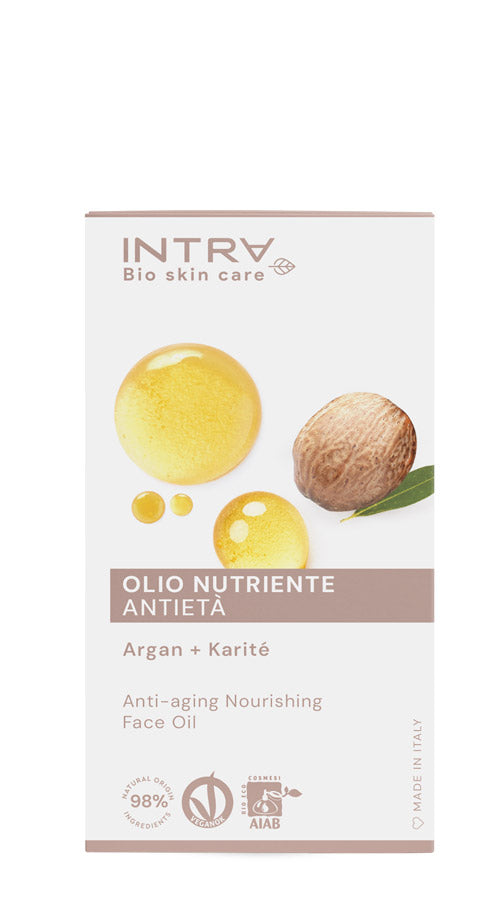 INTRA Olio nutriente elixir di bellezza biologico antirughe 30ml