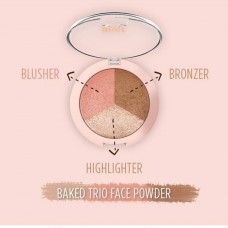 BAKED TRIO FACE POWDER GR NUDE LOOK